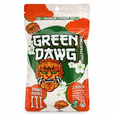 Sour Dawg (S/H) 1g - 3pk Prerolls - Sour Dawg (S/H)