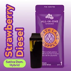 Strawberry Diesel 1g Disposable Vape