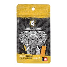 Sour Mango - Concrete Jungle - Live Resin Fruit Gummy