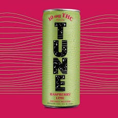 Raspberry Lime 10mg Infused Seltzers 4 Pack | Tune
