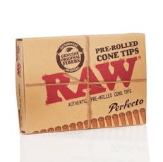 Raw Perfecto Pre Rolled Cone Tips 20 Pack