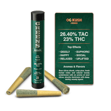 OG Kush | Indoor | .33g Dogwalkers 3 Pack | 1g Total - 1g