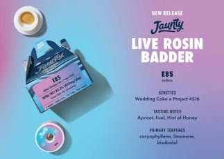 E85 | Cold Cure Live Rosin Badder | 1g - 1g