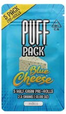 Puff - Blue Cheese "Indica" Diamond Infused - Preroll - 5pk - 2.5g - 2.5g