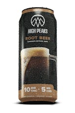 High Peaks - Root Beer - Beverage - 10mg THC : 5mg CBD - 100mg