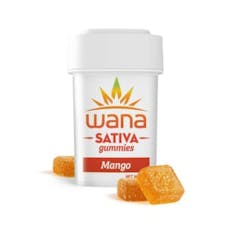 Wana - Mango "Classic" Sativa - Gummies - 10pk - 86mg THC - 100mg