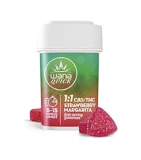 Wana - Strawberry Margarita "Hybrid" - Gummies - 10pk - 98mg THC : 105mg CBD - 100mg