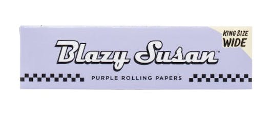 Blazy Susan - Purple "King Size Wide" - Rolling Paper - 50 leaves - 110mm