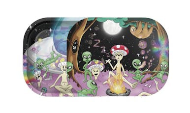 ZZZ's - Intergalactic Trip - Rolling Tray - "Magnetic Cover" - 5" x 7"
