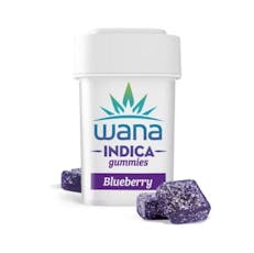 Wana - Blueberry "Classic" Indica - Gummies - 10pk - 87mg - 100mg