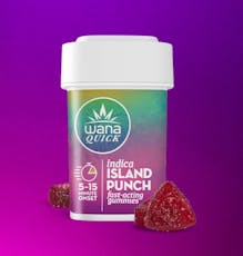 Wana - Island Punch "Quick" Indica - Gummies - 10pk - 100mg - 100mg