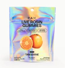 PAX - Tangerine "Live Rosin" - Gummies - 10pk - 100mg - 100mg