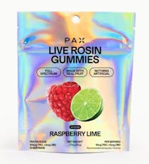 PAX - Raspberry Lime "Live Rosin" - Gummies - 10pk - 100mg - 100mg