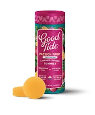 Good Tide - Passion Fruit "Sleep" Indica - Gummies - 10pk - THC : CBD : CBN 100mg - 100mg
