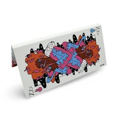 ZZZ's - Queen of Flames "King Size Slim" - Rolling Paper - 32 leaves + tips