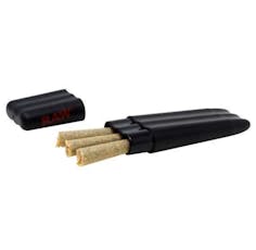 Raw - Three Tree "Pre-Roll Plastic" - Case - Black