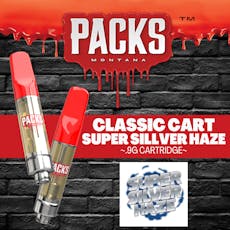Packs Super Silver Haze .9g Cartridge