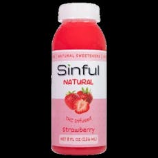 Sinful Strawberry Natural 8oz Drink