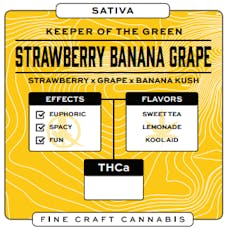 Strawberry Banana Grape Flower