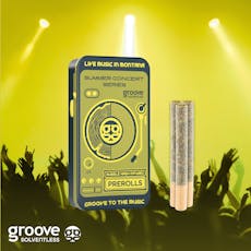 Groove Rainbow Sherbert #11/ Garlic Cookies Bubble Hash Infused Prerolls 2.4g (1732)