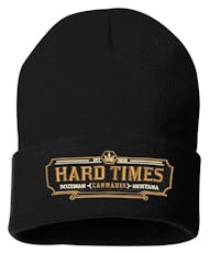 Hard Times Black Beanie