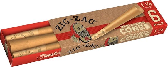 Zig Zag 6pack Cones 1 1/4 size