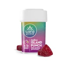 Wana Quick | Island Punch | Indica | 10-Pack Gummies