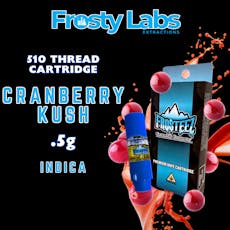 Frosteez Cranberry Kush 0.5g Cartridge