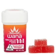 Wana Passionfruit Pineapple Gummies