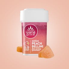 Wana Peach Bellini Quick Gummies