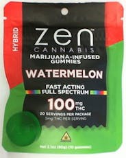 Zen | Gummy | Watermelon | Hybrid | 100mg