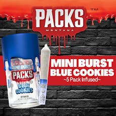 Packs Blue Cookies Mini Bursts 5-pack 2.5g