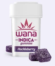 Wana Classic | Huckleberry | Indica | 10-Pack Gummies