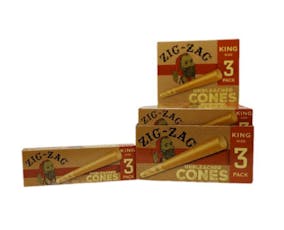 Zig Zag King 3-Pack Cones