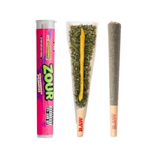 Zour Stash THCA Hash Hole - Strawberry - Regular