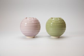 Orb Ceramic Ashtray | Wandering Bud - Moss