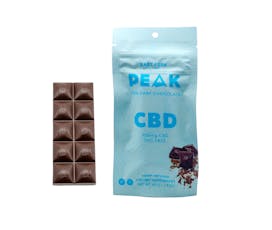 Peak CBD THC-Free Chocolate Bar 300mg | East Fork Cultivars - Regular