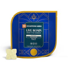 Hometown Hero Gummies 25mg Live Rosin 10ct - Super Silver Haze 25mg Live Rosin