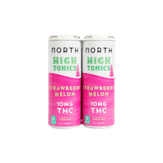 North 10mg D9 Seltzer - Strawberry Melon