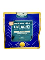 Hometown Hero Gummies 25mg Live Rosin 2ct - Super Silver Haze 25mg Live Rosin 2ct
