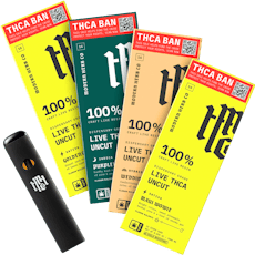 THCA Disposable Vape - Uncut Live Resin (Modern Herb Co.) - Purple Hindu Kush THCA Live Resin Uncut Disposable Vape (Indica)