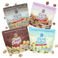 Baked Bags 200mg D9 Infused Cookie Dough "Dope Dough" - Chocolate Chip 200mg (5mg per piece)