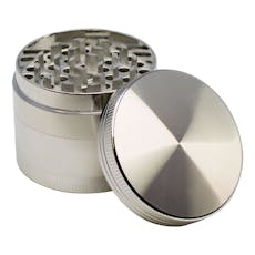 Silver Aluminium Four Stage 55mm Grinder