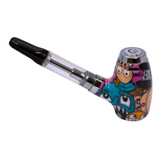 Pop Art Design Sherlock Pipe Shaped 510 Cartridge Battery