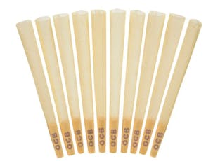OCB - Virgin Unbleached Cones KS - 10 pack