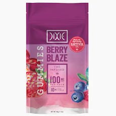 Dixie | Gummies 100mg | S | Berry Blaze