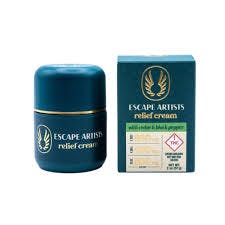 Escape Artist - Relief Cream - Cedar & Black Pepper - 1:1 - 800mg Topical