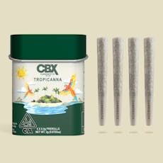 CBX | Pre-Roll 0.5g (4pk) | S | Tropicanna