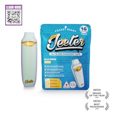 Jeeter 1g AIO Liquid Diamond Vape - Blue Dream (S)