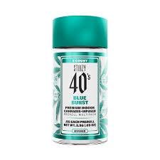 Stiiizy 40's Infused Preroll Pack 2.5g - Blue Burst